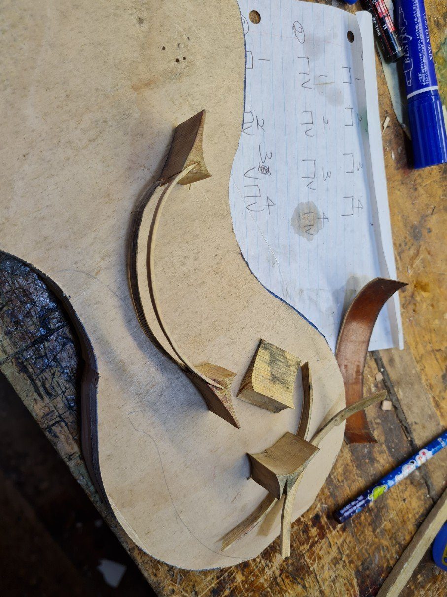 Violin restoration, photo 2